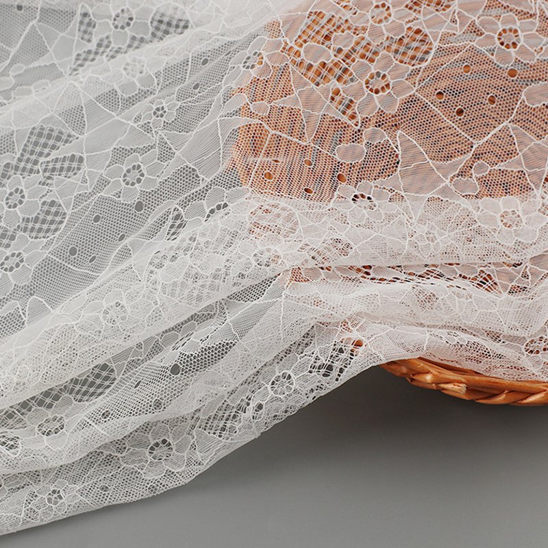 Lace Trim Eyelash Lace Lace Fabric Nylon for Bridal Wholesale Supplier 4